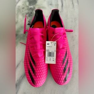 Adidas X Ghosted .3 FG Soccer Cleats / Men’s Size 12 / Black & Hot Pink / NWT